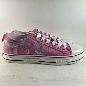 NEW True Religion Addilyn Women’s Shoes Low Top Lace Up Sneakers Pink Size 8.5